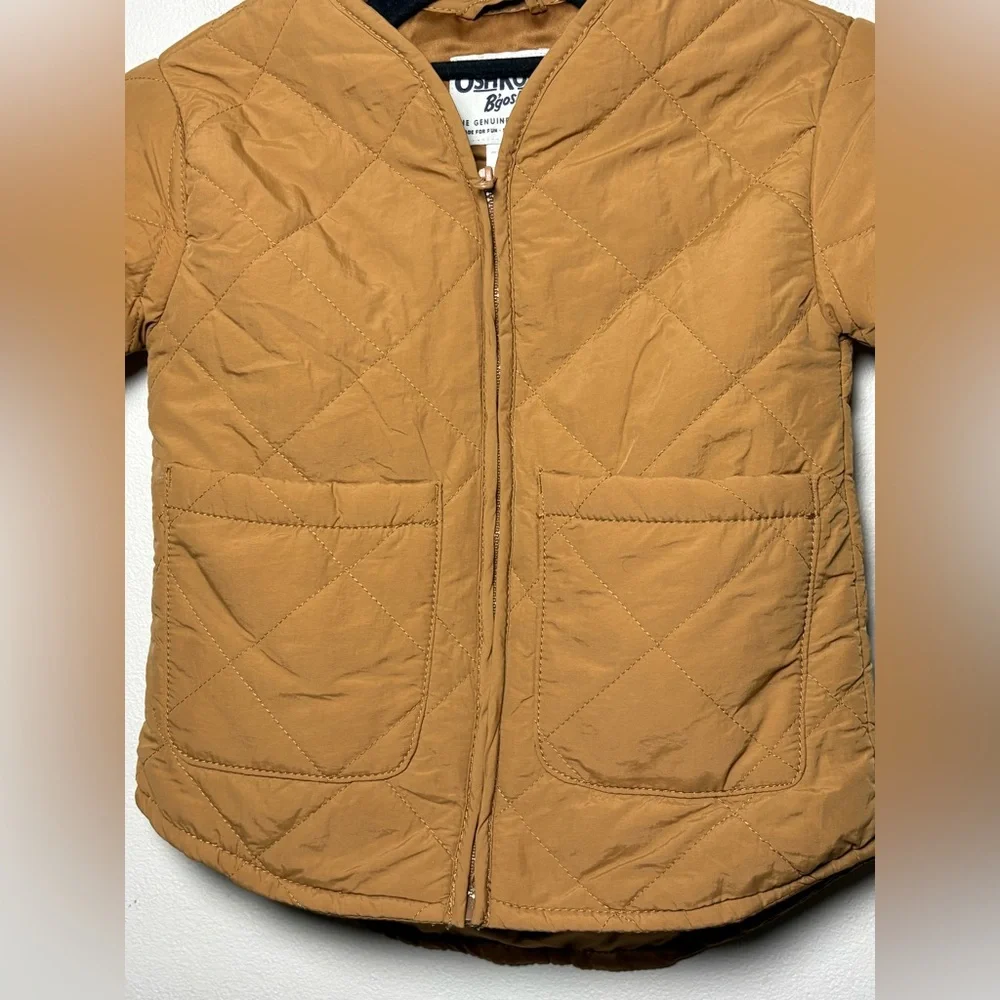 OshKosh B’gosh The Genuine Article Brown Quilted Jacket Size 4